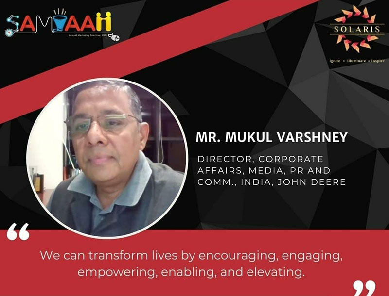 Mr. Mukul Varshney (Director of Corporate Affairs at John Deere)