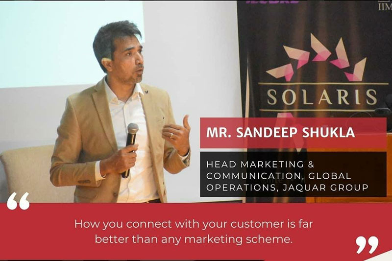 Mr. Sandeep Shukla (Head Marketing & Communication – Global Operations, Jaquar Group)