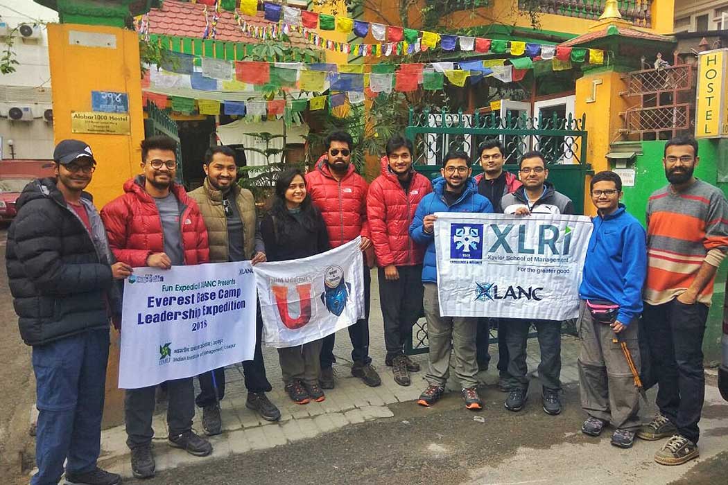 IIMU students reach the top of the world
