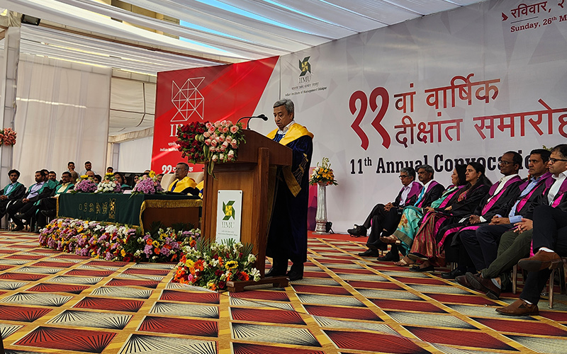 IIM Udaipur awards MBA Degrees to 398 students at its 11th Annual Convocation