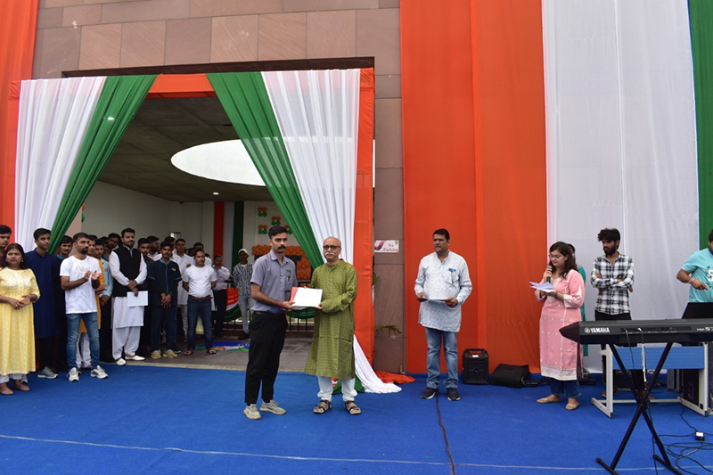 IIM Udaipur Celebrates India's 77th Independence Day with Enthusiasm and Fervor