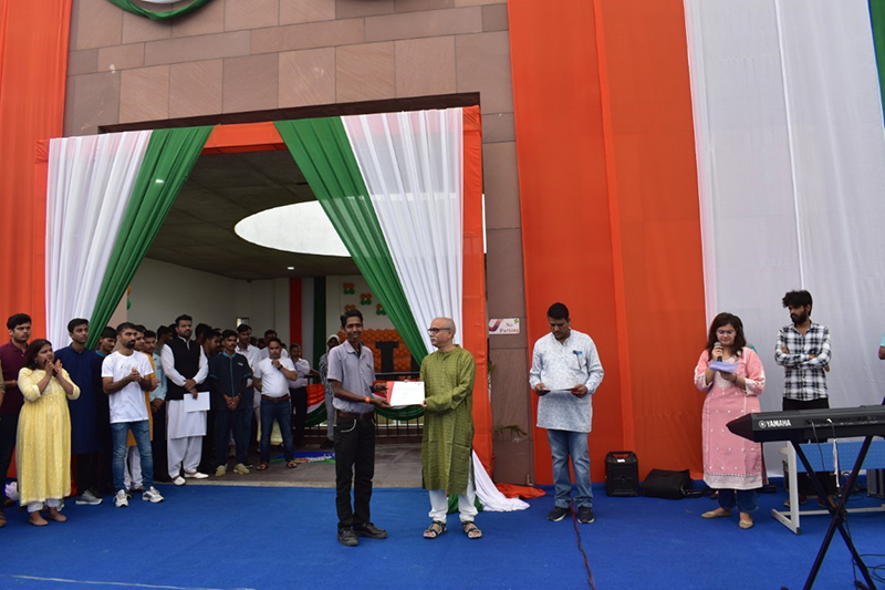 IIM Udaipur Celebrates India's 77th Independence Day with Enthusiasm and Fervor