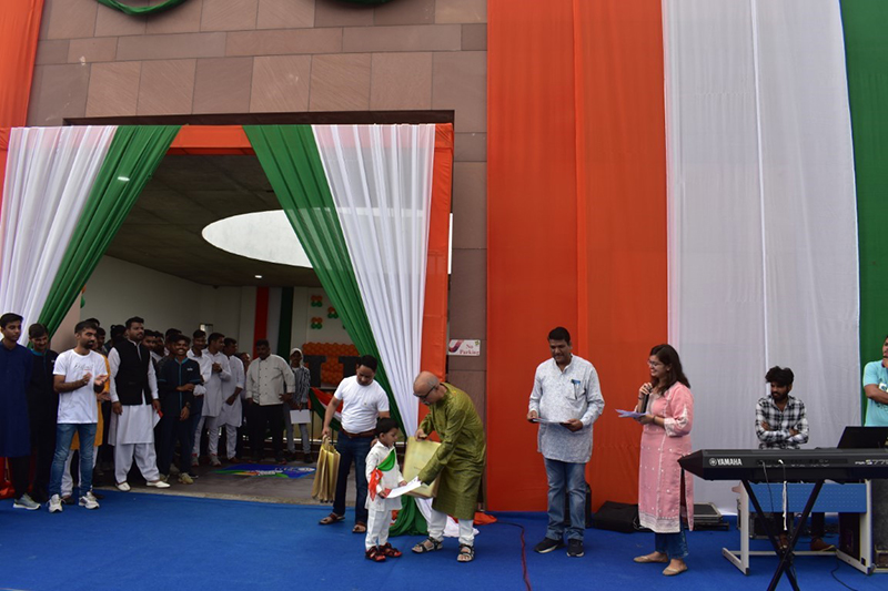 IIM Udaipur Celebrates India's 77th Independence Day with Enthusiasm and Fervor