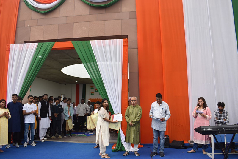 IIM Udaipur Celebrates India's 77th Independence Day with Enthusiasm and Fervor