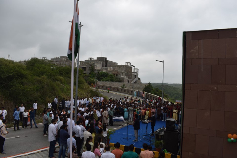 IIM Udaipur Celebrates India's 77th Independence Day with Enthusiasm and Fervor