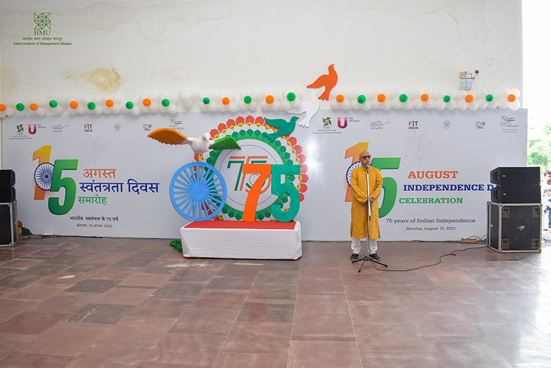 IIM Udaipur celebrated India's 75th Independence Day