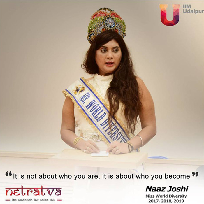 Netratva - Naaz Joshi, Miss World Diversity