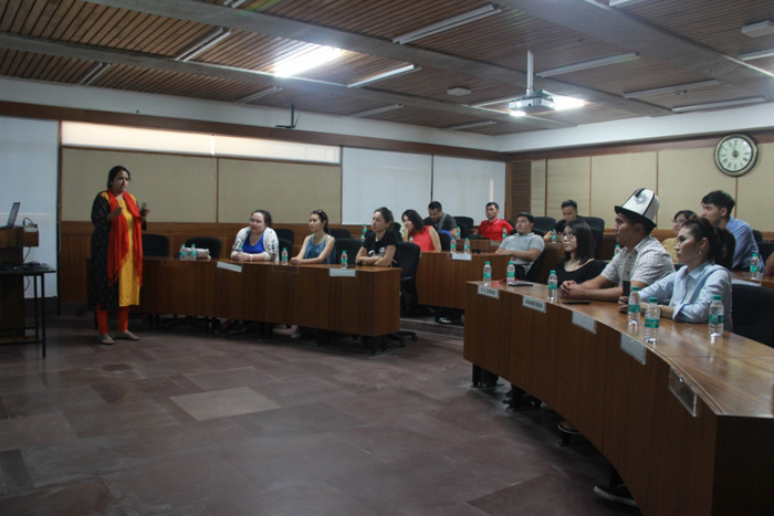 Youth Delegates from Kyrgyzstan visit IIM Udaipur