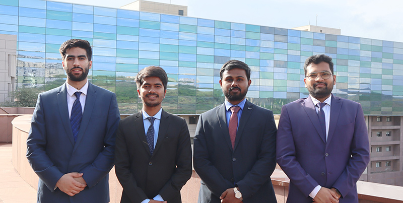 IIMU Congratulates the One-Year GSCM Students for winning GS1 US Hackathon: Breaking the Bottleneck