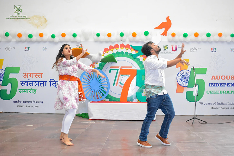 IIM Udaipur celebrated India's 75th Independence Day