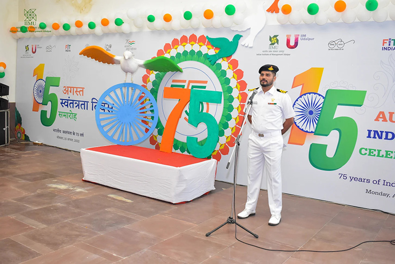 IIM Udaipur celebrated India's 75th Independence Day