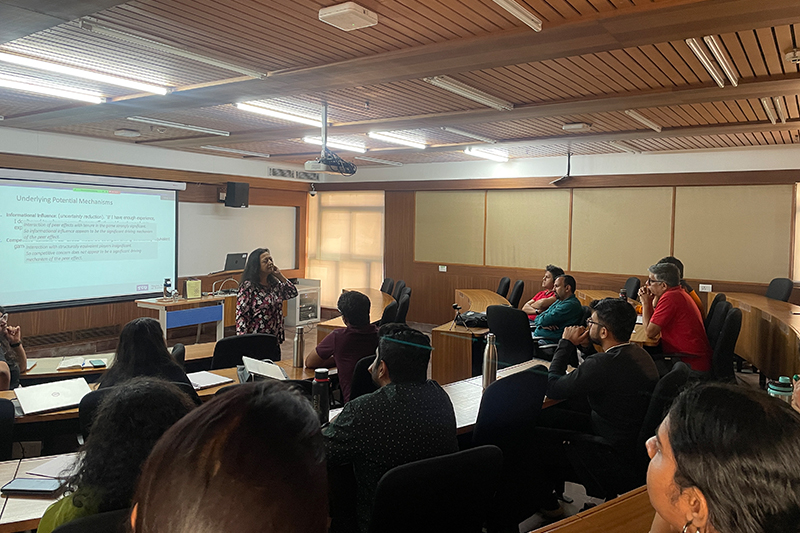 IIM Udaipur hosts Prof. Minakshi Trivedi for a talk on Research Perspectives from the Gaming Industry