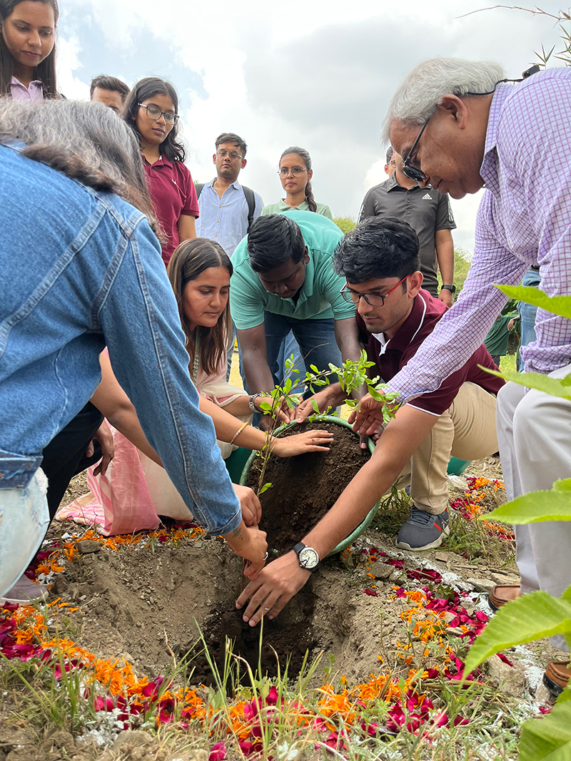 IIM Udaipur Commemorates Teachers Day with a Green Gesture: Plantation and Tree Adoption Drive