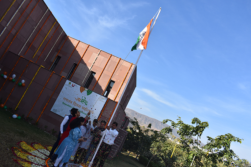 IIM Udaipur celebrated the 75th Republic Day of India on January 26, 2024