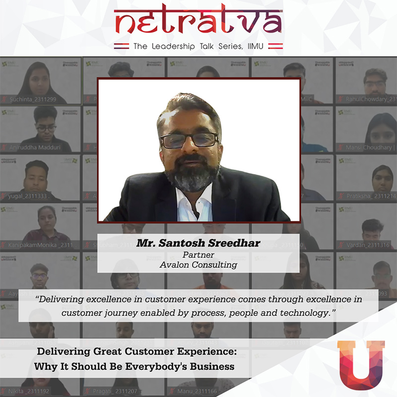 Netratva - Mr. Santosh Sreedhar, Partner, Avalon Consulting
