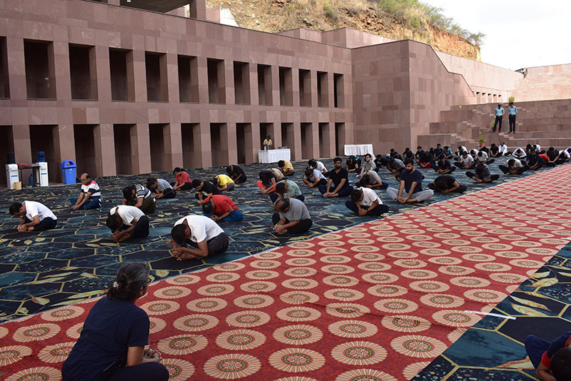 IIMU Celebrates 8th International Yoga Day at the Campus