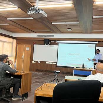 IIM Udaipur hosts Dr. Aayush Bansal  for a talk on Deepfakes: The good and ugly side of Artificial Intelligence