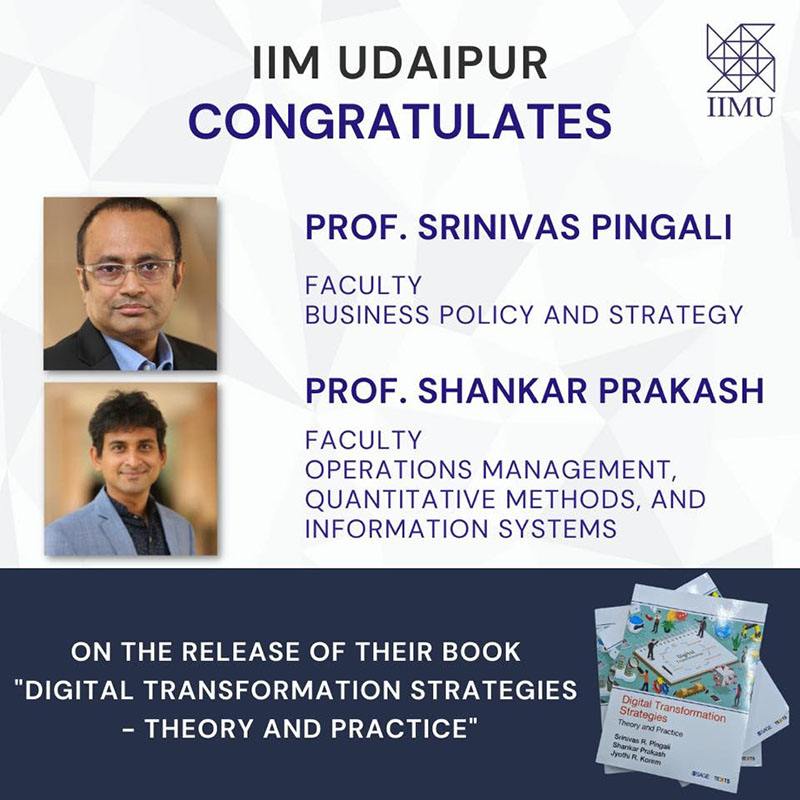 Book Launch: Digital Transformation Strategies - Theory and Practice