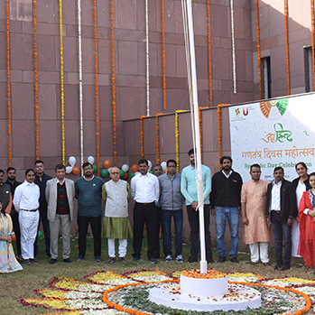 IIM Udaipur celebrated the 75th Republic Day of India on January 26, 2024