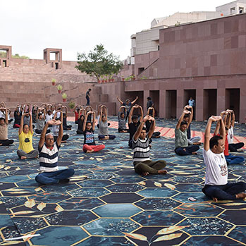 IIMU Celebrates 8th International Yoga Day at the Campus