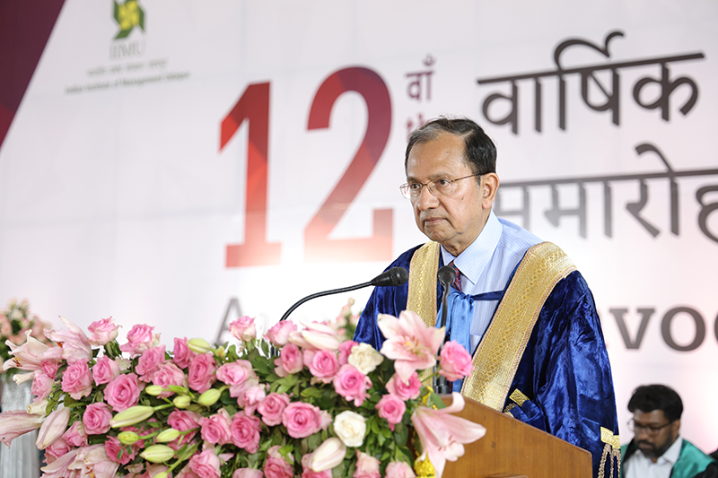 IIM Udaipur awards MBA Degrees to 429 students at its 12th Annual Convocation