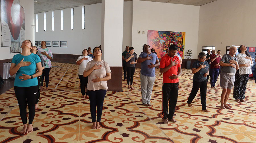 IIM Udaipur Celebrates 10th International Yoga Day at the Campus