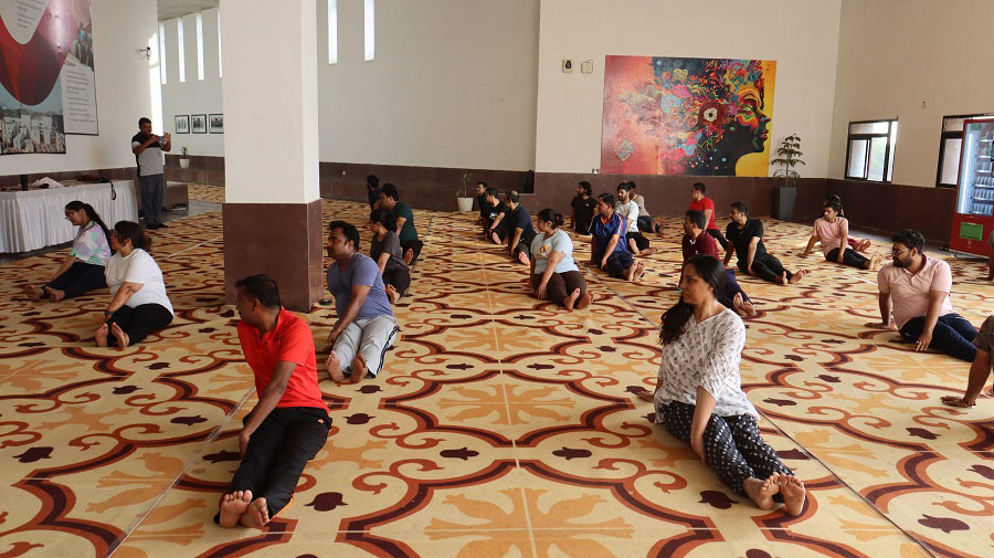 IIM Udaipur Celebrates 10th International Yoga Day at the Campus