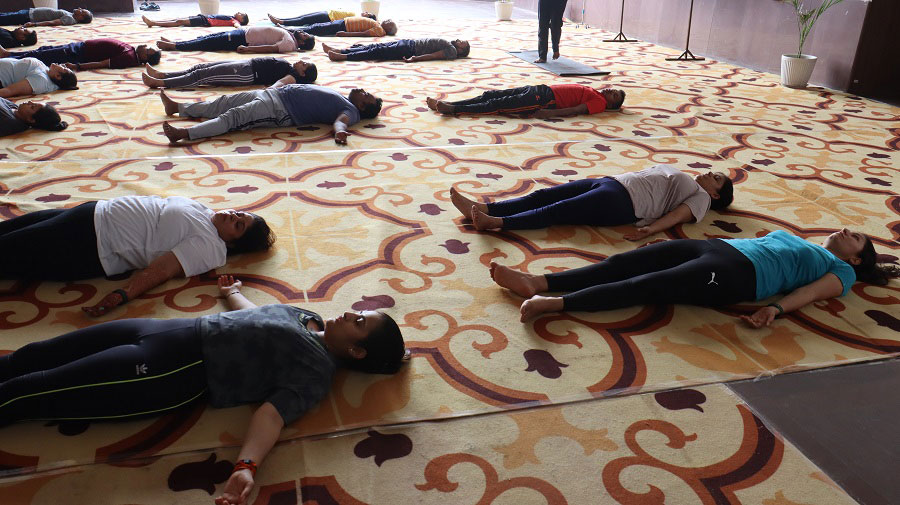 IIM Udaipur Celebrates 10th International Yoga Day at the Campus