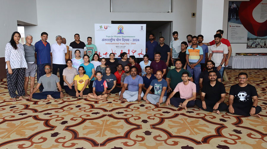 IIM Udaipur Celebrates 10th International Yoga Day at the Campus