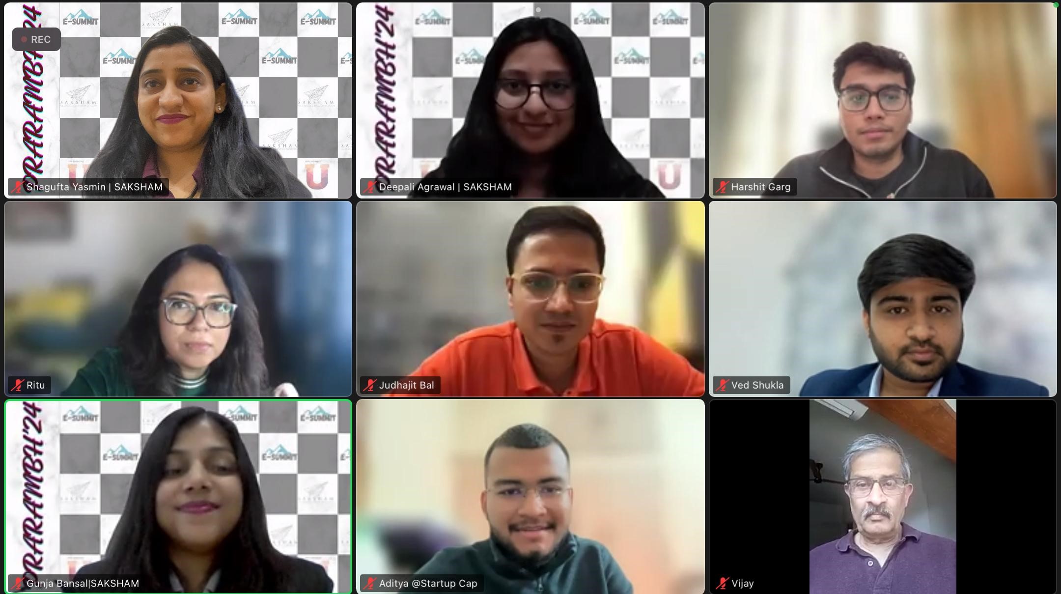 Judges/Investors for PRARAMBH