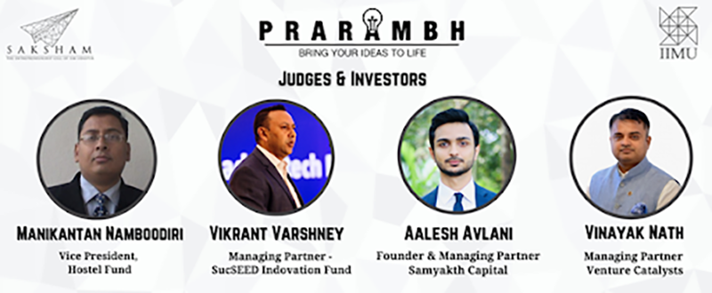 Judges/Investor for PRARAMBH 2021