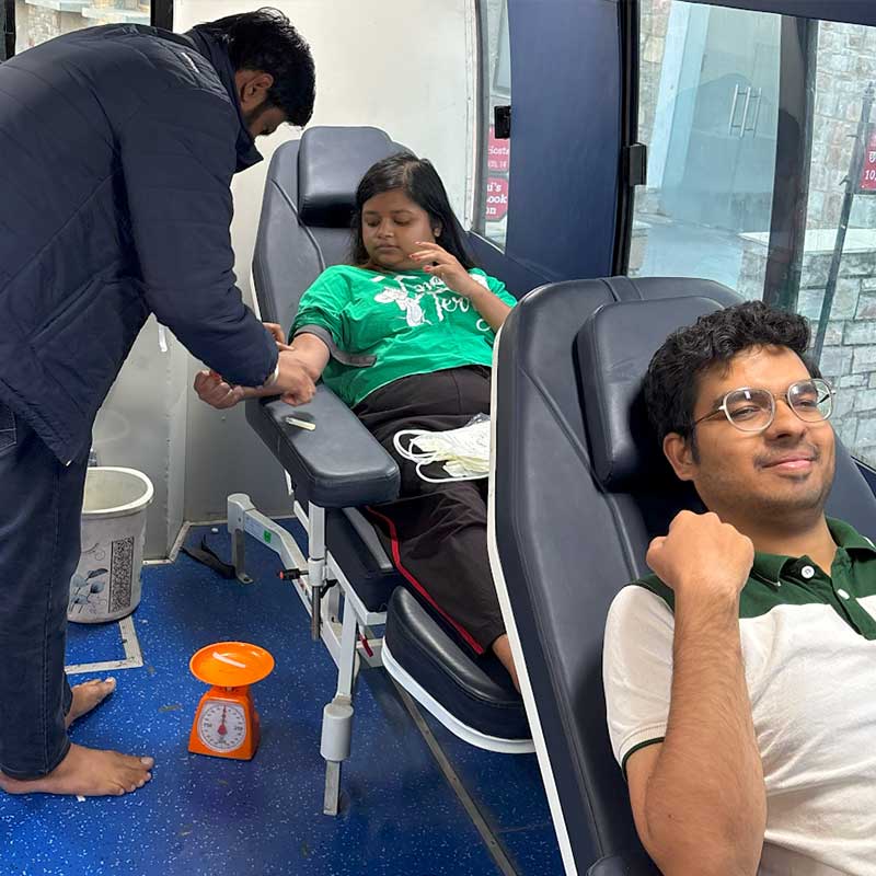 Blood Donation Drive: A Noble Initiative by Team Prayatna and the Social Outreach Cell