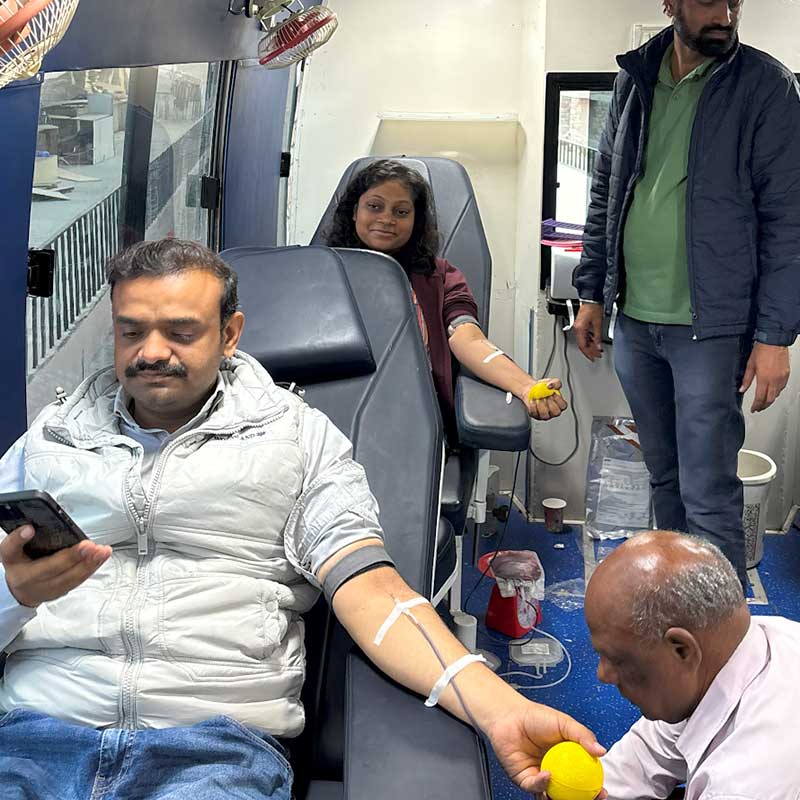 Blood Donation Drive: A Noble Initiative by Team Prayatna and the Social Outreach Cell