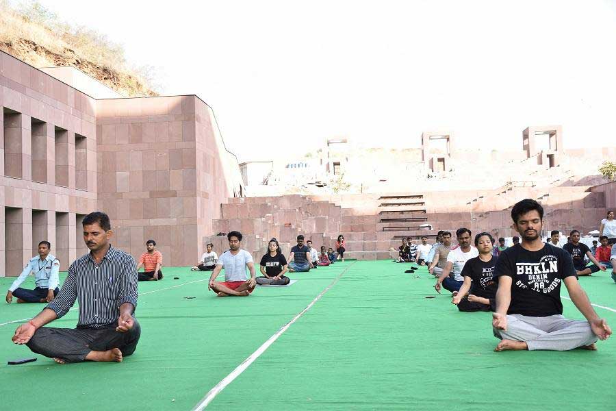 International Yoga Day at IIM Udaipur