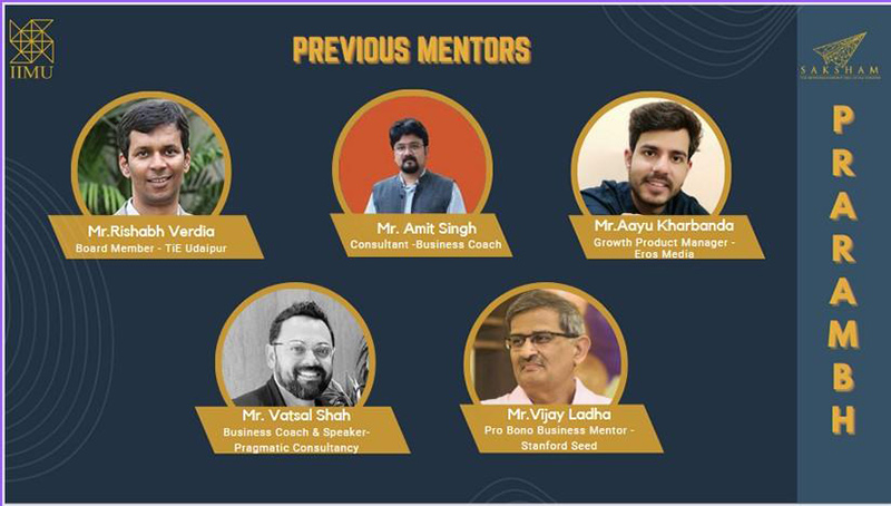 Mentors for PRARAMBH