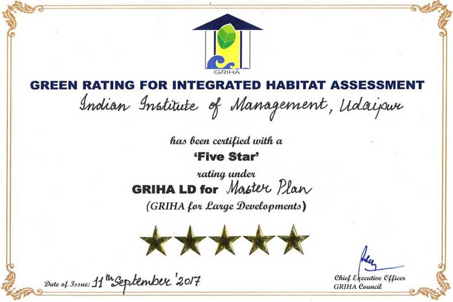IIMU Campus Master Plan Awarded 5 Star Green Rating
