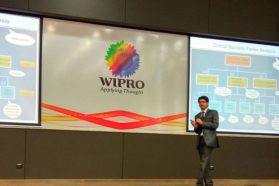 IIMU student was top intern at his Business Unit at Wipro