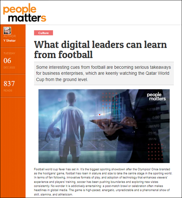 What Digital Leaders can Learn from Football