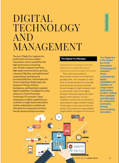 Digital Technology and Management
