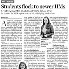 Students flock to newer IIMs