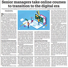 Senior Managers take online courses to transition to the Digital Era
