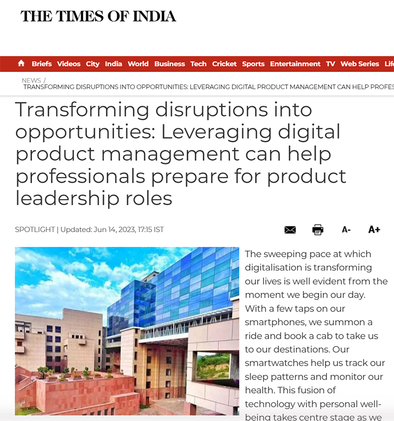 Transforming disruptions into opportunities: Leveraging digital product management can help professionals prepare for product leadership roles.