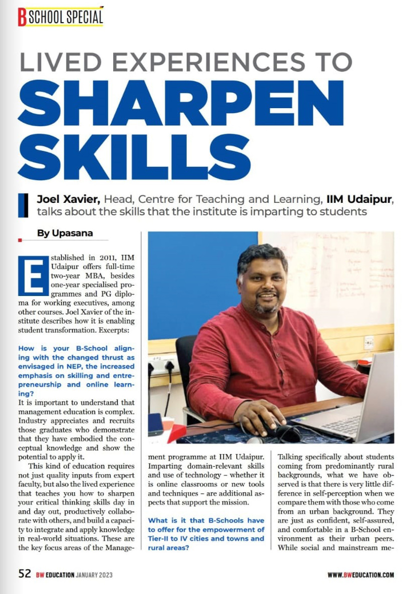 Lived Experience to Sharpen Skills